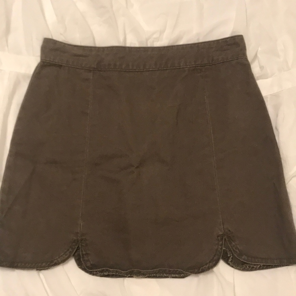 Cute olive green skirt